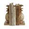 Hello Honey® 9" Pineapple Shaped Gold Bookend Set